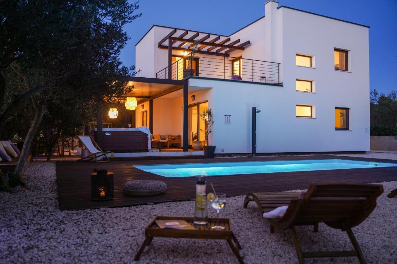 Villa Suncica With Heated Pool, Jacuzzi And Bikes Near Zadar Sukošan Exterior foto